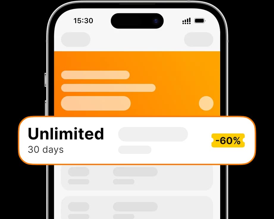eSIM card purchasing process screen 2