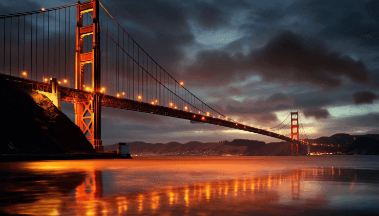 The Golden Gate Bridge, California