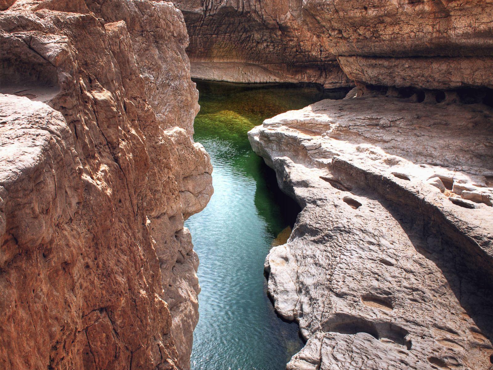 Valley of Wadi Bani Khalid (Oman)