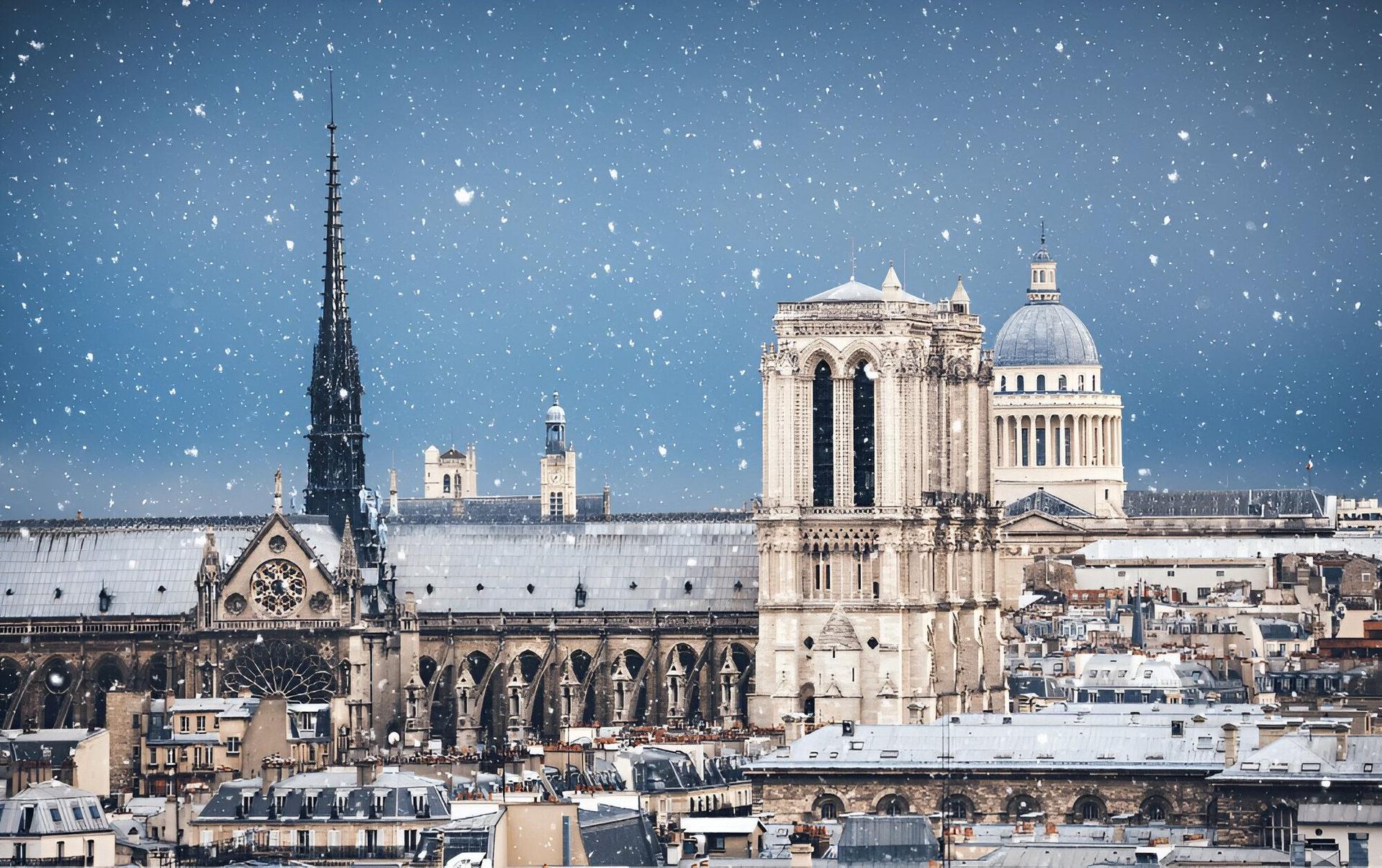 Paris in winter 