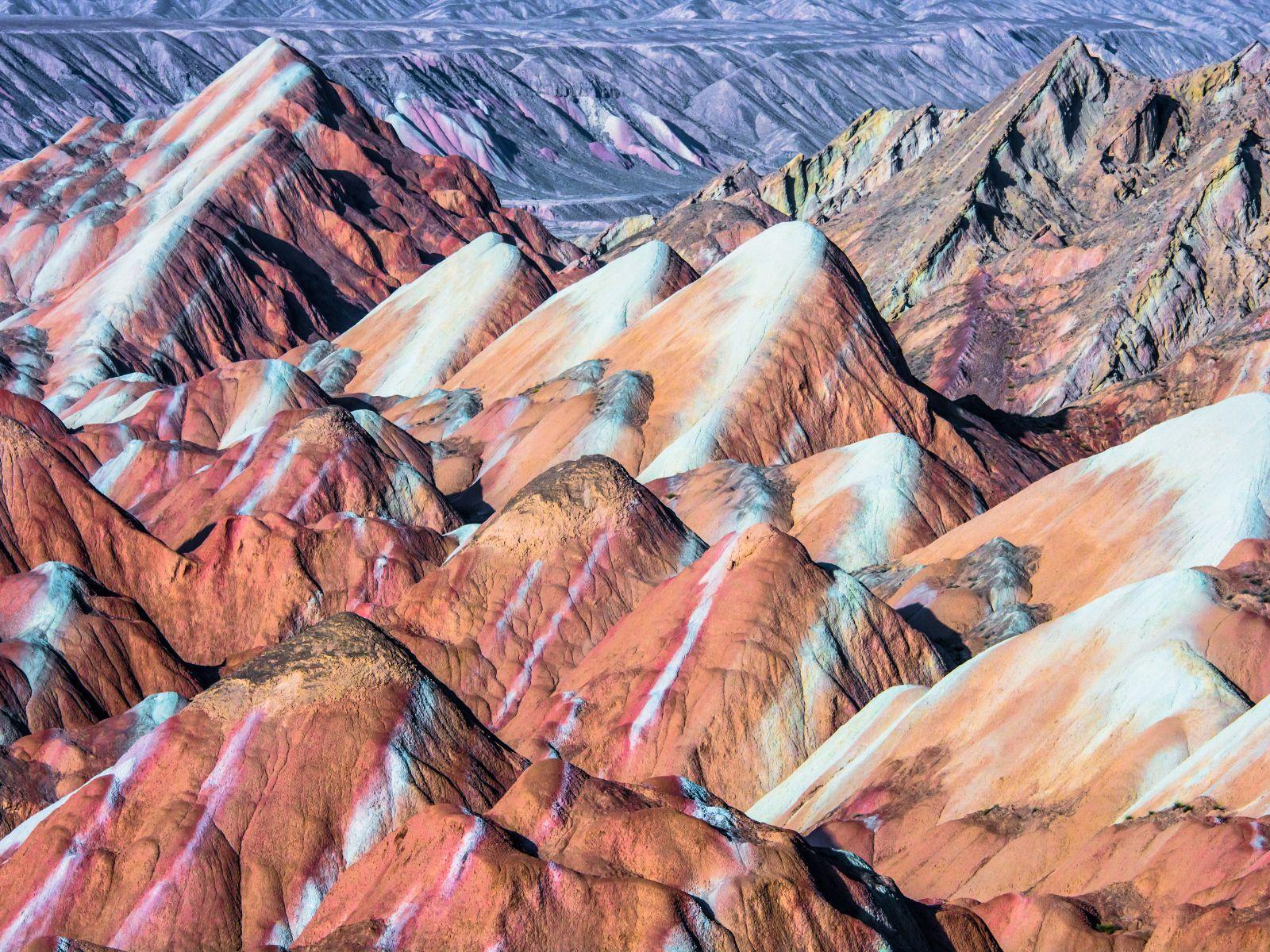 Colored rocks of Zhangye Danxia (China)