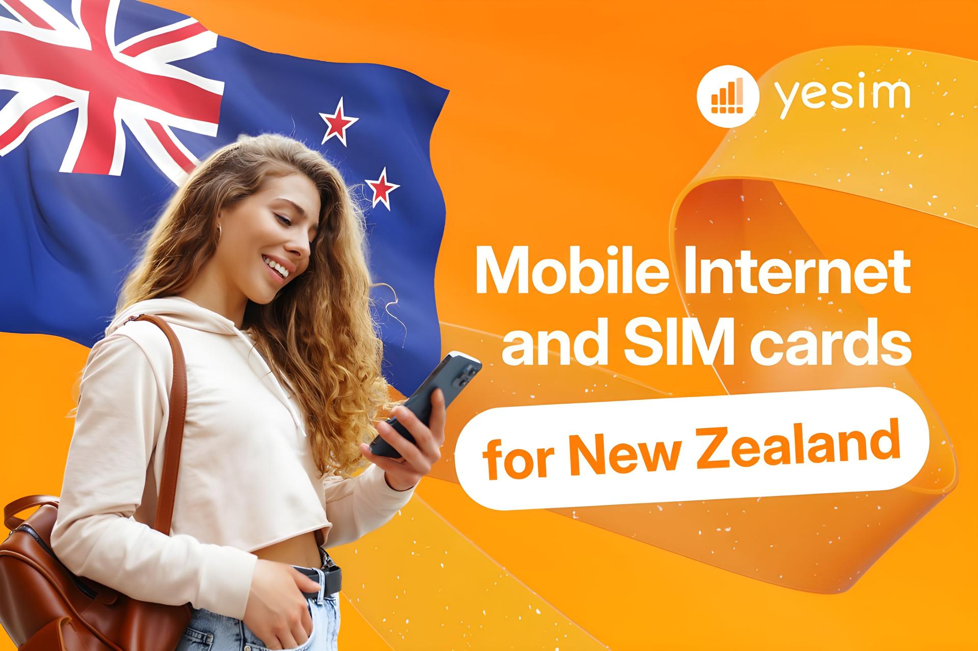 Mobile Internet and SIM Cards for New Zealand 