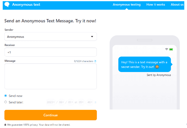 Anonymous Text