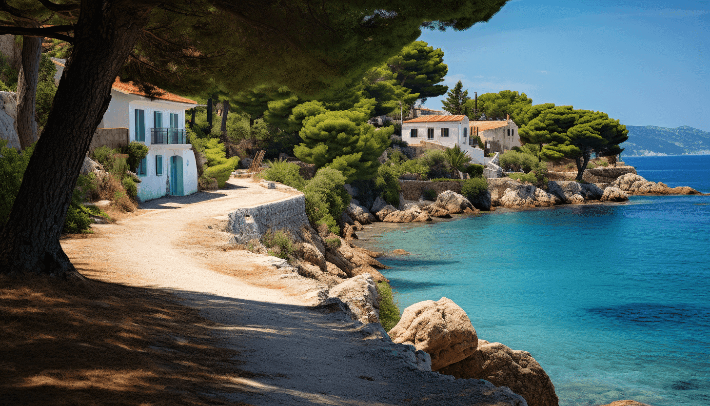 The island of Alonissos Greece
