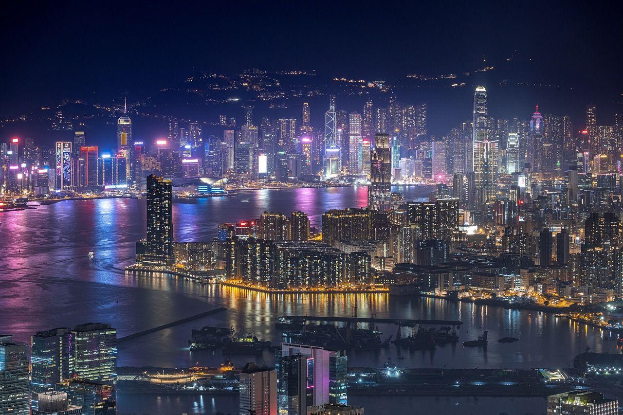 Hong Kong: skyscrapers 