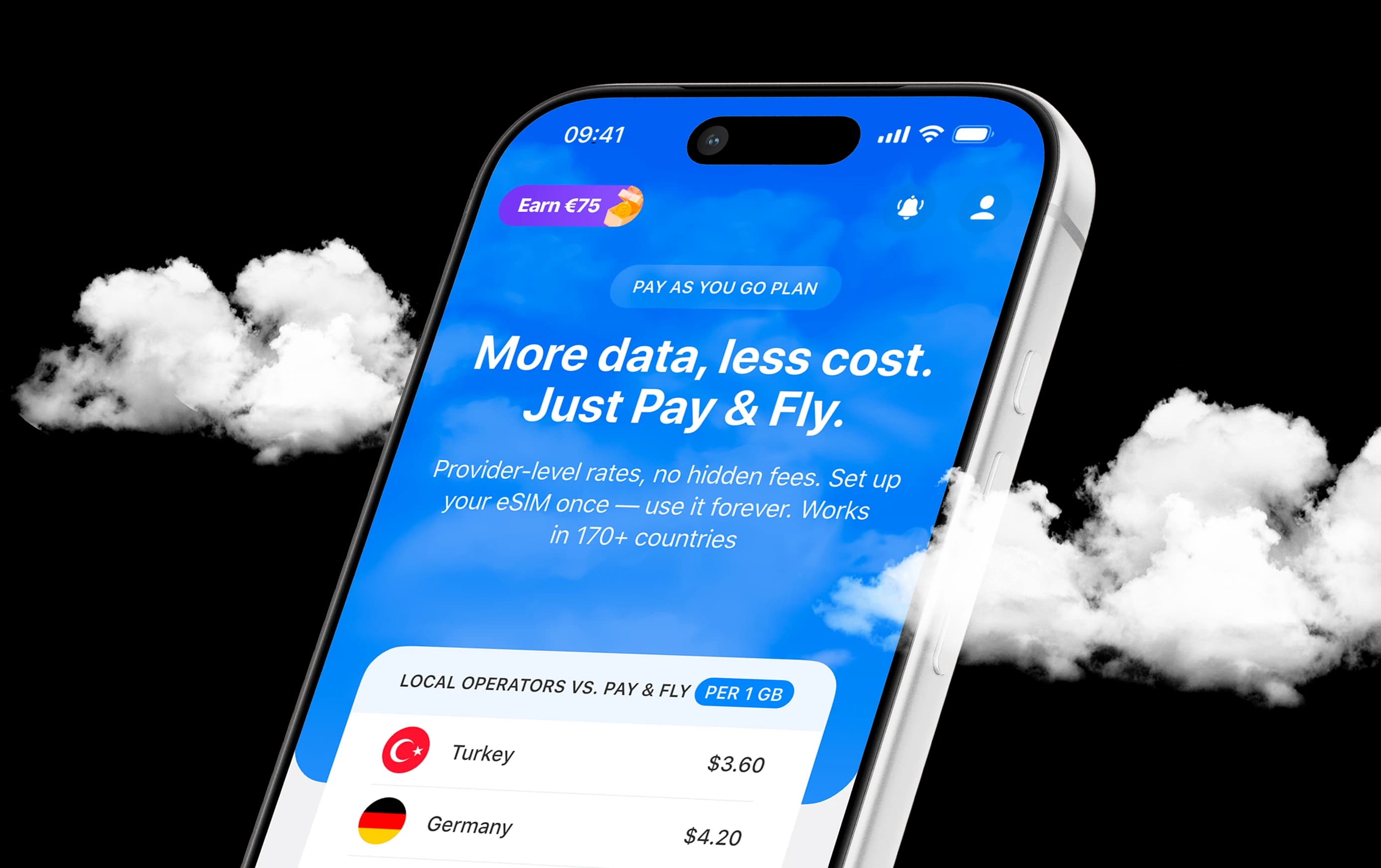 Yesim Pay & Fly app
