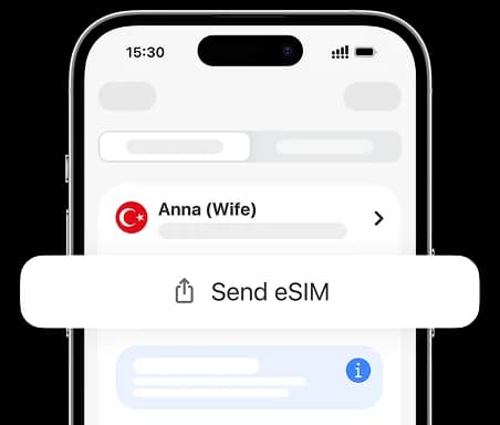 Экран процесса покупки карты eSIM 3