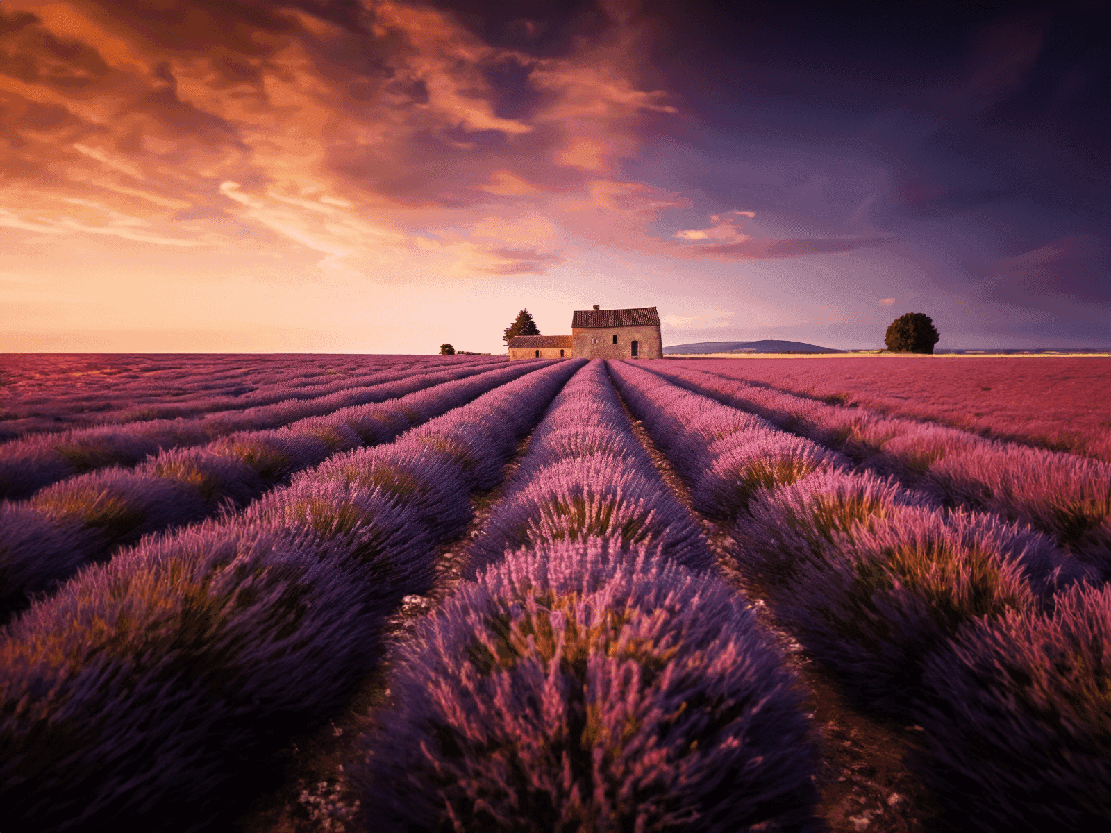 Lavender fields of Provence (France)
