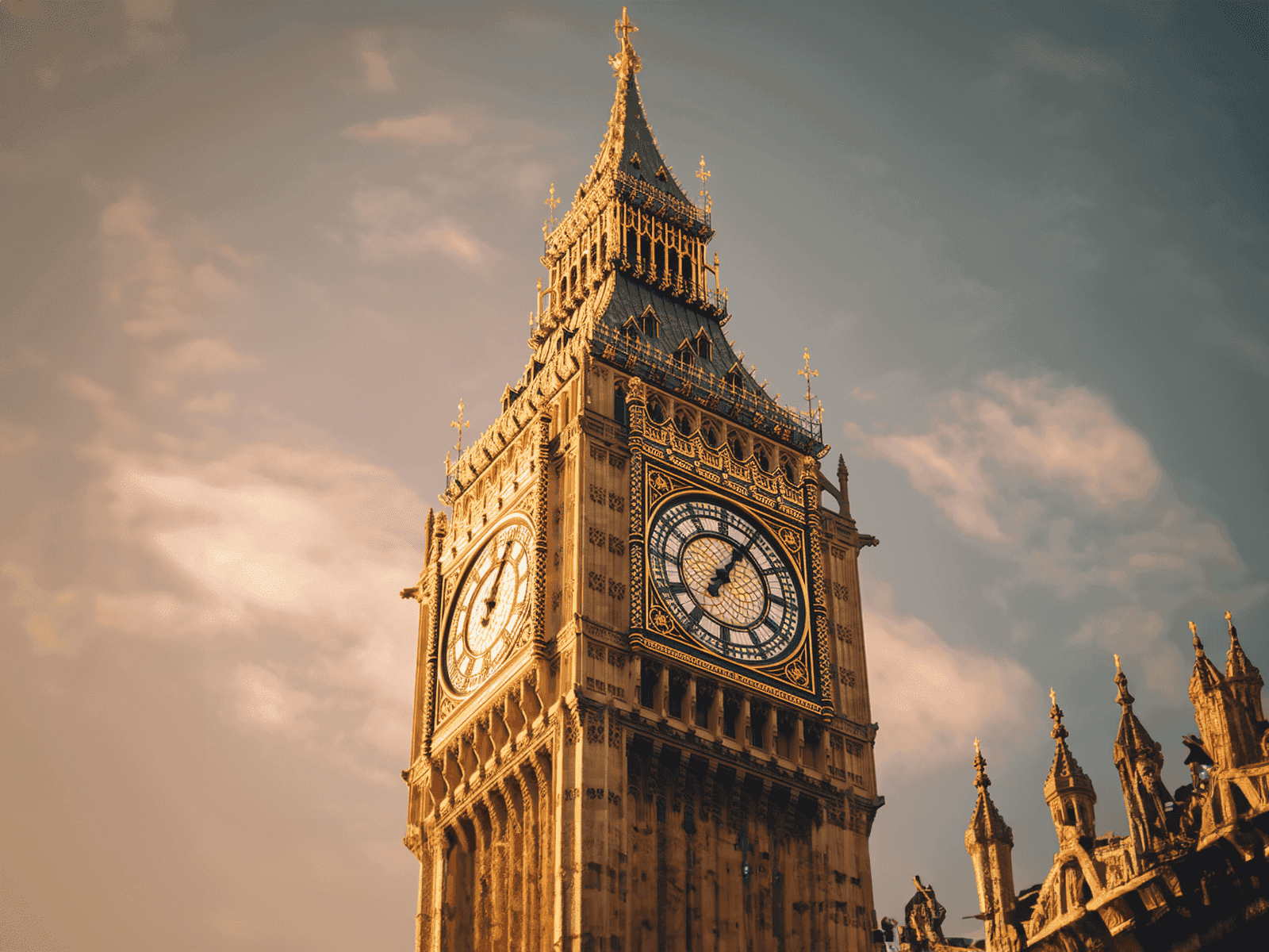 Palace of Westminster and Big Ben (UK)