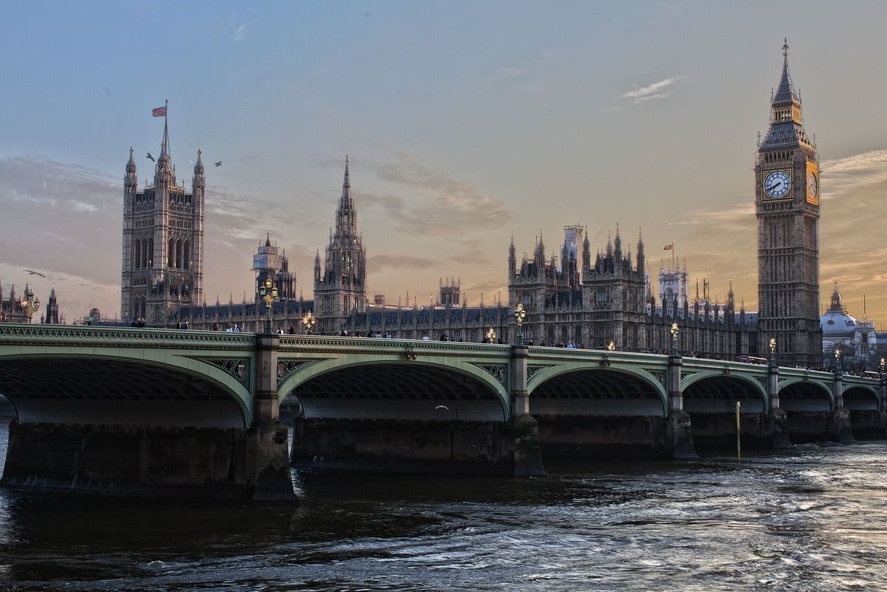 London Palace of Parliament and Big Ben
